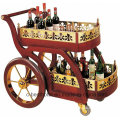 Hotel Wine Serving Cart Hotel Liquor Trolley